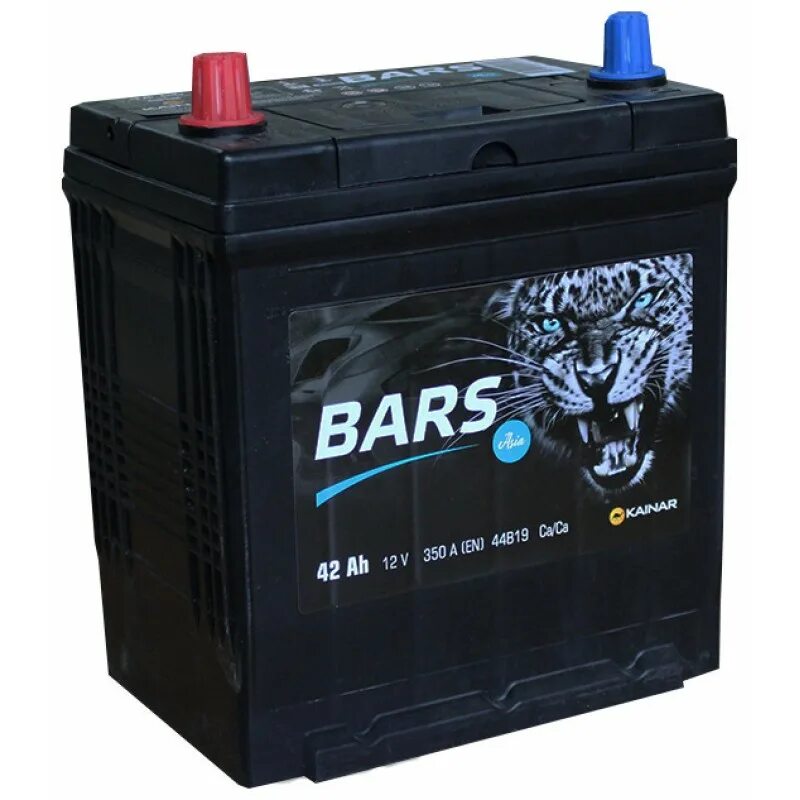Bars Asia 6ст-42 VL АПЗ П.П. 44b19r. Bars Premium 77 Ач. АКБ 42ач "Bars Asia" о.п. 190х127х220. Аккумулятор Bars 42ah.