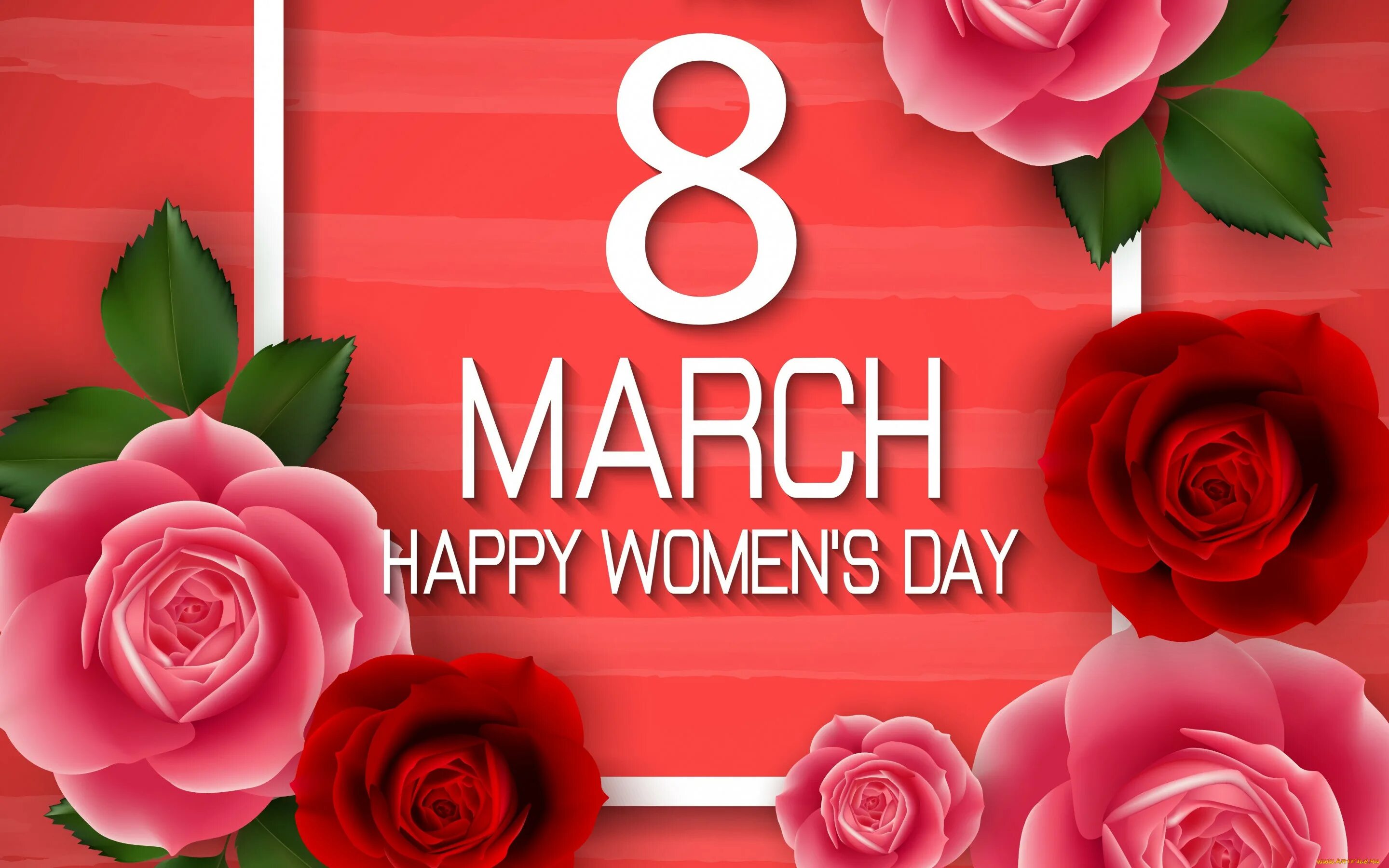 С международным женским днем. Women day congratulations