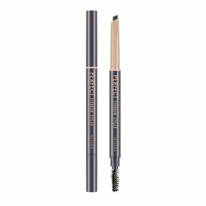 Браун для бровей. Missha perfect Eyebrow Styler - Dark Brown. Missha карандаш для бровей. Карандаш для бровей Missha perfect Eyebrow Styler. Автоматический карандаш для бровей Missha perfect Eyebrow Styler (Dark Brown).