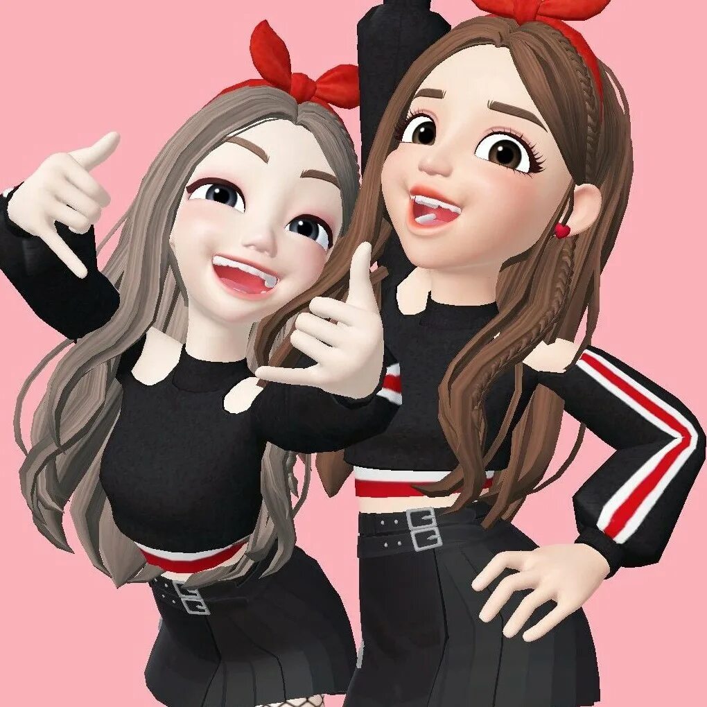 Две девочки из мультика. Zepeto лп девочки. две девочки в мультяшном стиле. мультяшные подружки. подруги мультяшные.