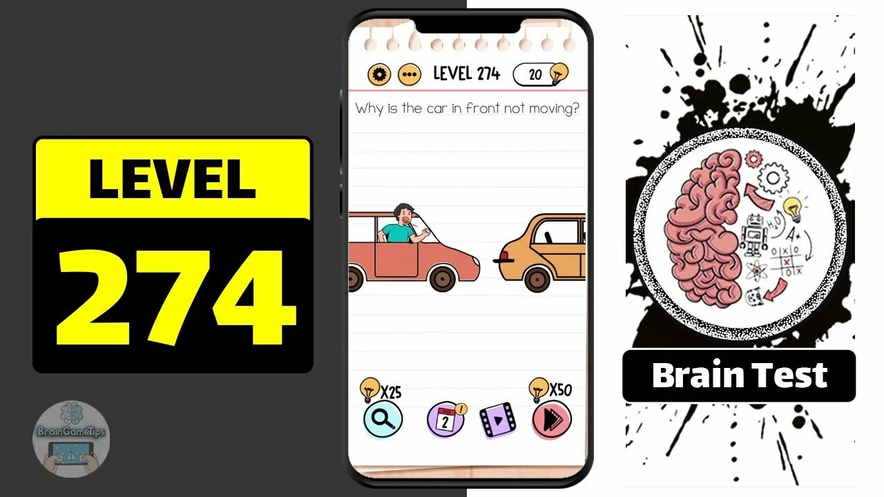Как пройти 274 уровень. Brain test 274.
