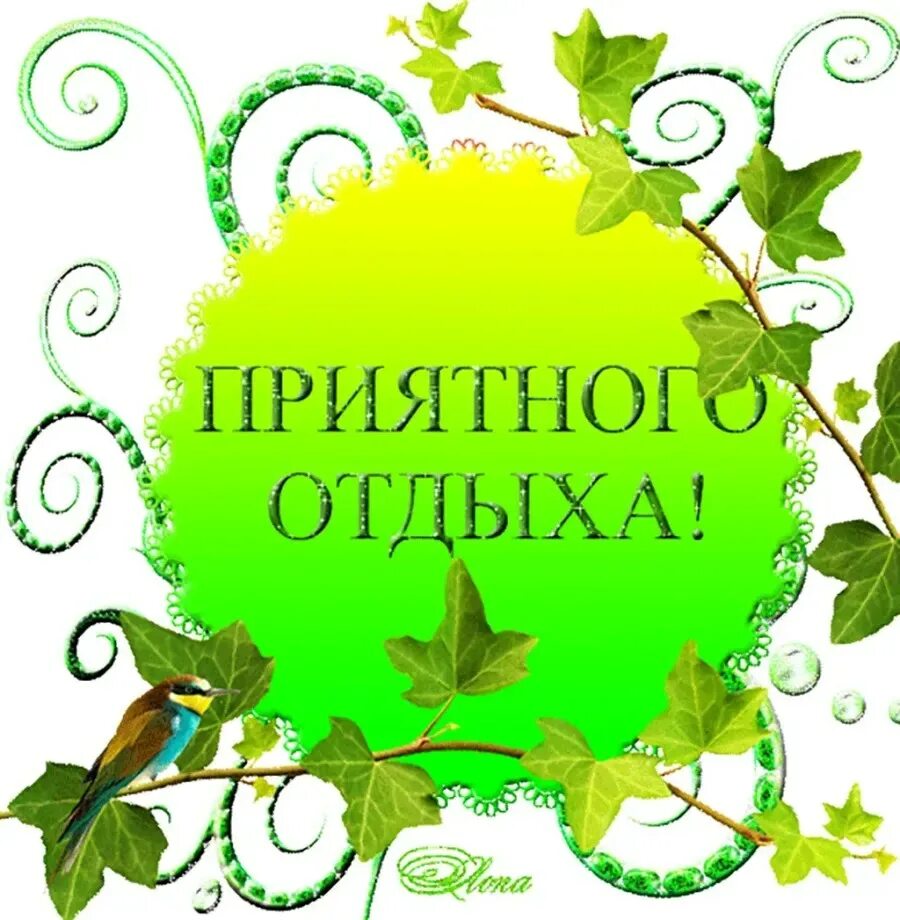 Мы желаем отдохнуть