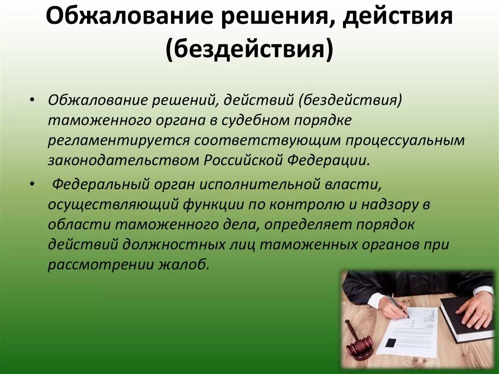 Решение оив. Обжалование действий таможенных органов. Обжалование действий и решений органов исполнительной власти. Обжалованию решений, действий (бездействия) таможенных органов. Обжалуемые решения таможенных органов.