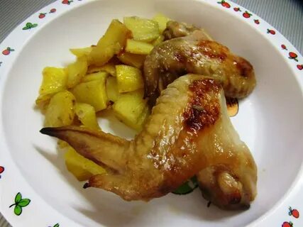 Крылышки в духовке горчица