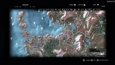 Ведьмак 3 полная карта
