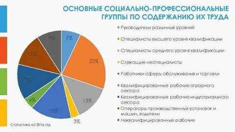 Социально профессиональная структура населения