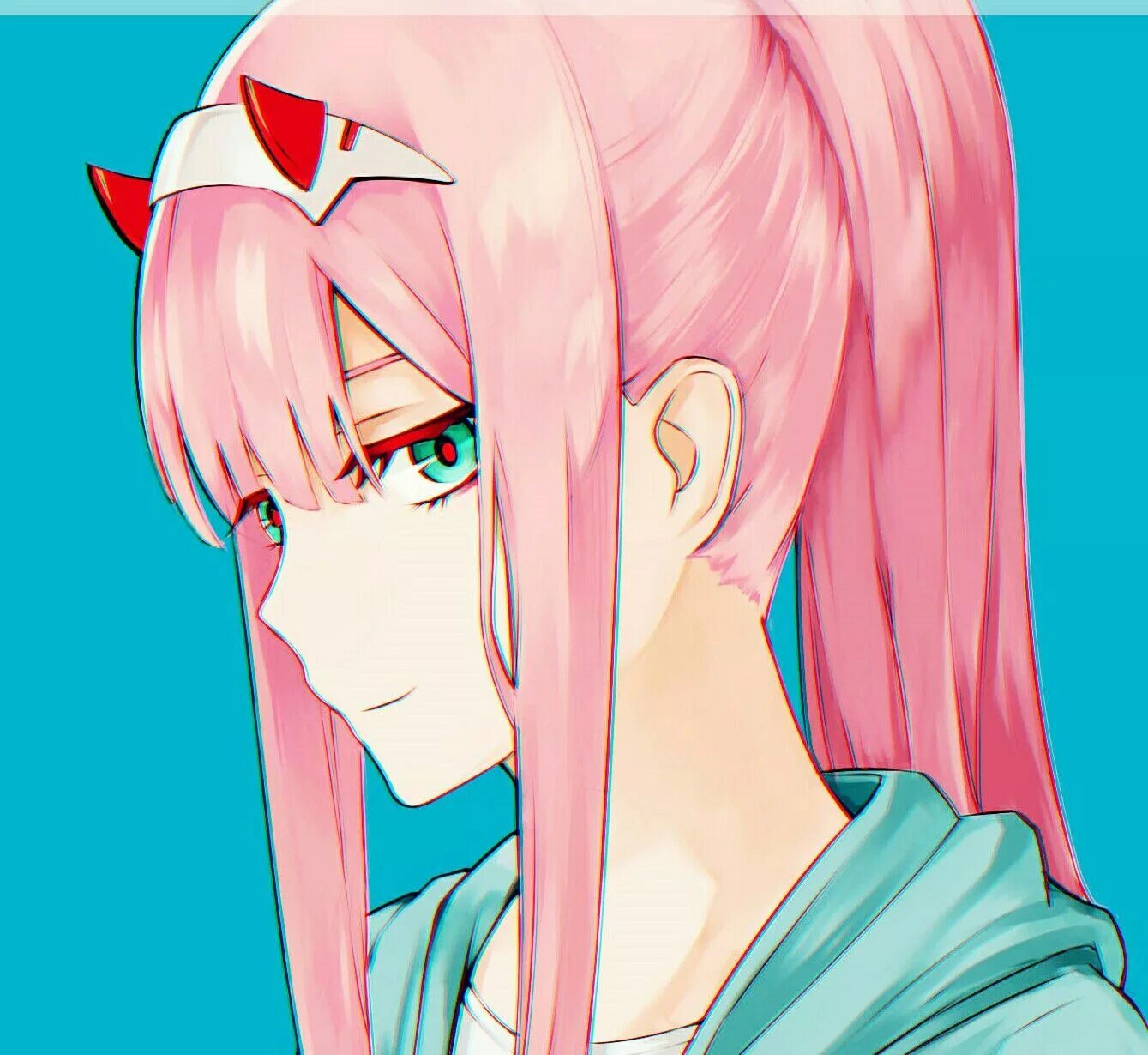 Zero two 2. 002 франкс. зеро цу. рожки зеро ту. zero two r34.