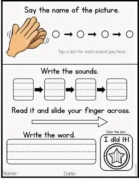 Write across. Write across