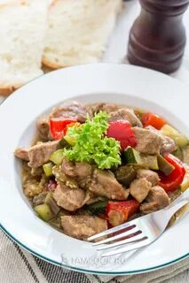 Как приготовить тушеные овощи с мясом