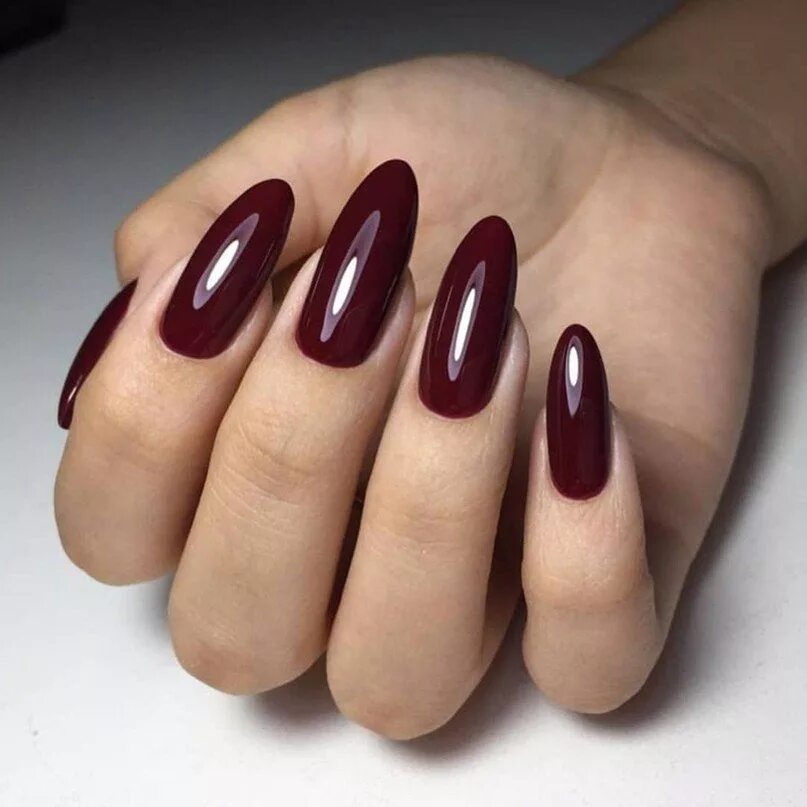 maroon nail ideas - Google Search Short acrylic nails designs, Rose gold nails, 