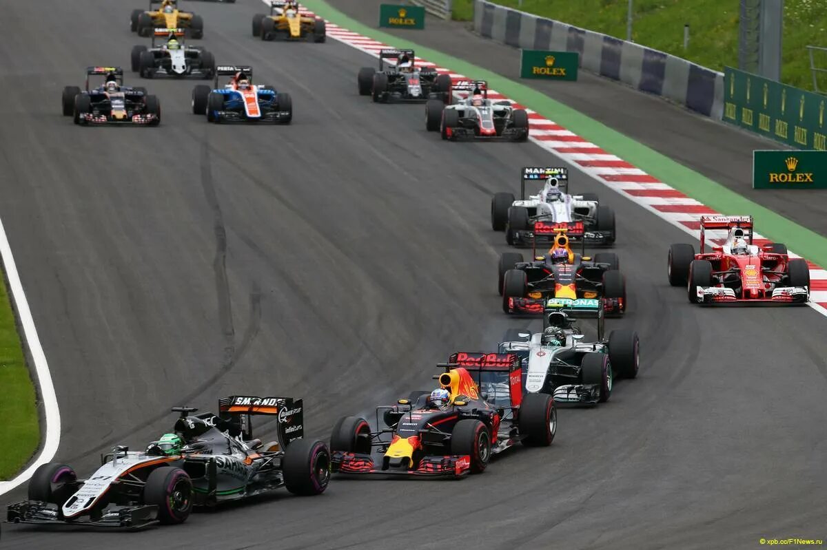 Austrian Grand prix. Сот в гонках