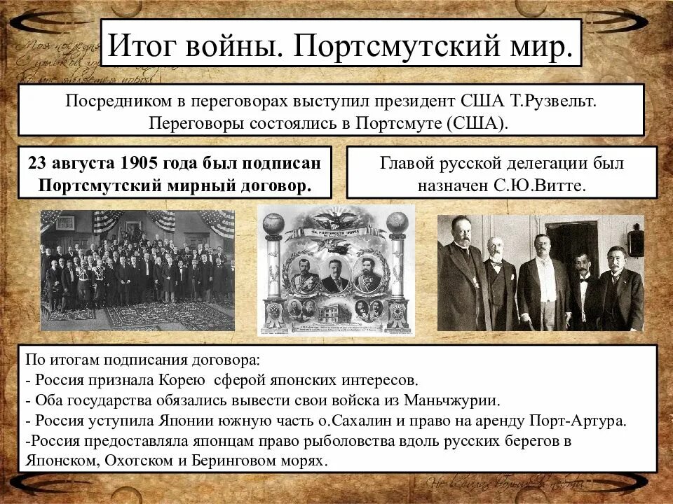 Портсмутский мирный договор 1905. Мирный договор между россией и японией. Портсмутский договор предусматривал. Итоги портсмутского мирного договора 1905. Портсмутский мир итоги.
