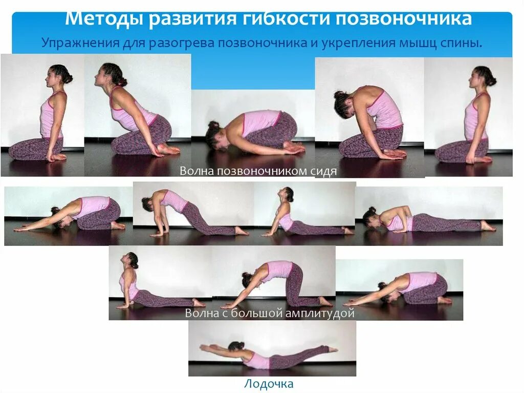 Как развить гибкость спины. Упражнения для гибкости позвоночника. упражнения для гибкости спины. упражнения для развития гибкости спины. упражнения на гибеость семны.