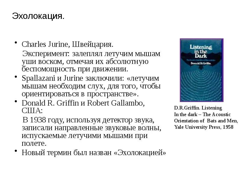 Эхолокация позволяет выбери верный вариант. Эхолокация позволяет выбери верный вариант