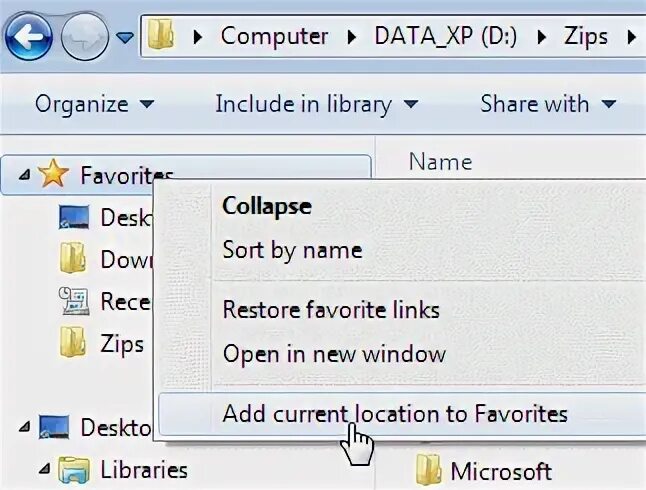 Data zip
