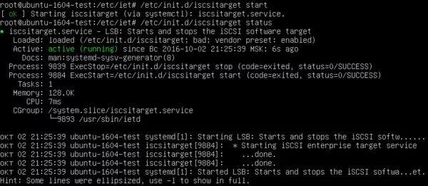 Iscsi linux