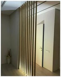 Перегородка 40х120мм с подсветкой из Ясеня. Стоимость указана за 1 брус. - купить в интернет-магазине Brus Decor на Яндекс Марке