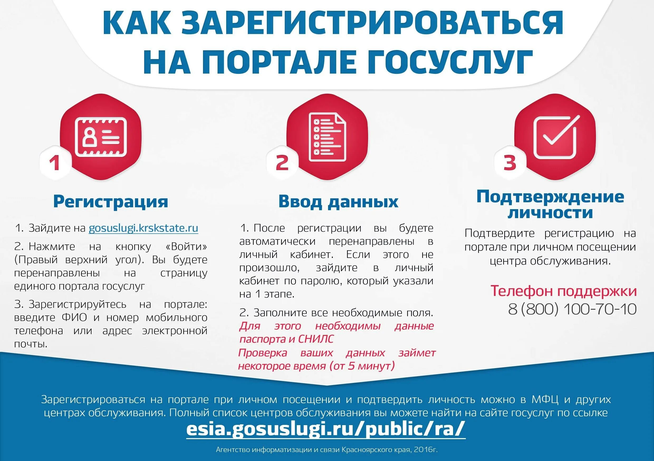 Регистрация подробной информации
