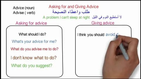 Giving advice in english