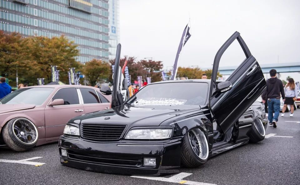 Японские авто с японии. Стенс босодзоку. Mercedes 190e stancenation. Мерседес стенс Япония. Стенс босозоку развал.