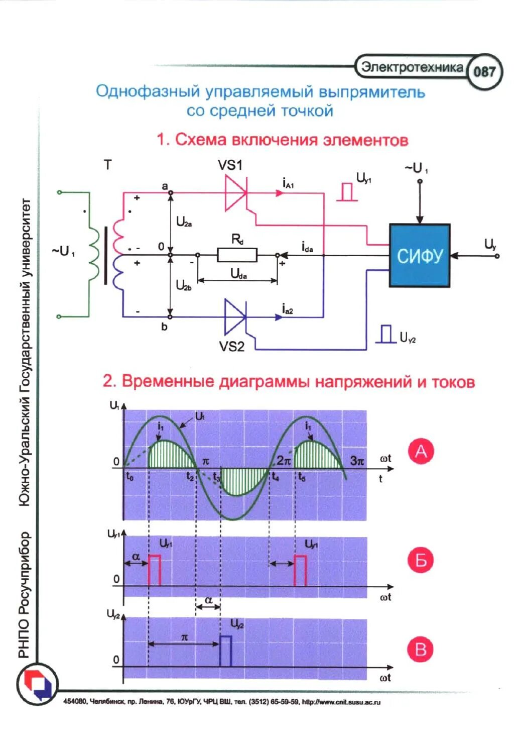 Управляемые выпрямители тока. Силовой тиристорный блок. Однофазный нулевой выпрямитель схема. Выпрямитель напряжения схема с 2 диодами. Управляемые выпрямители тока.