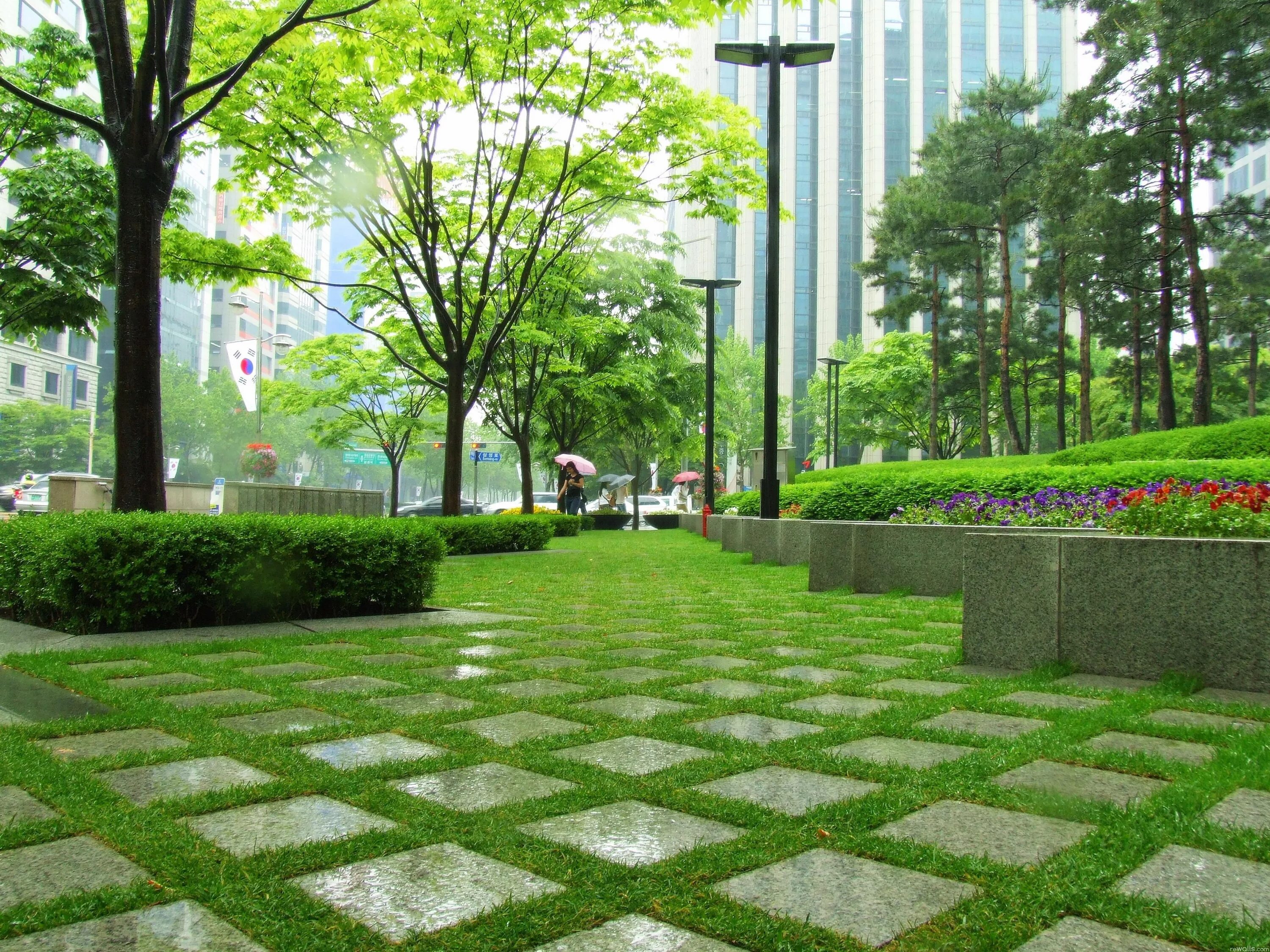 Green Park Озеленение. Сеул Плаза зеленая зона. Парк Сити-сквер. Зеленые зоны в городе.