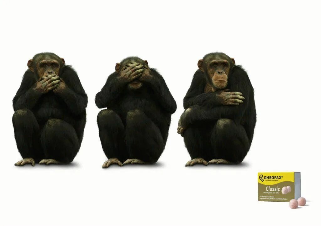 Ничего не видеть вокруг. Три обезьяны. Три обезьянки. Три обезьяны не вижу не слышу не скажу. Три Мудрые обезьяны.