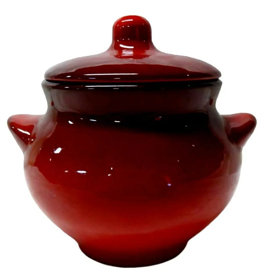 горшок для запекания. горшок для жаркого борисовская керамика 2 шт, 500 мл.