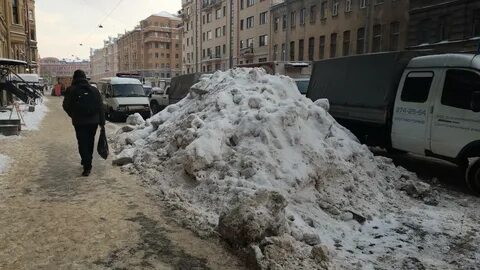 Снегопад в петербурге