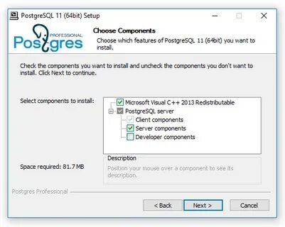 Select features