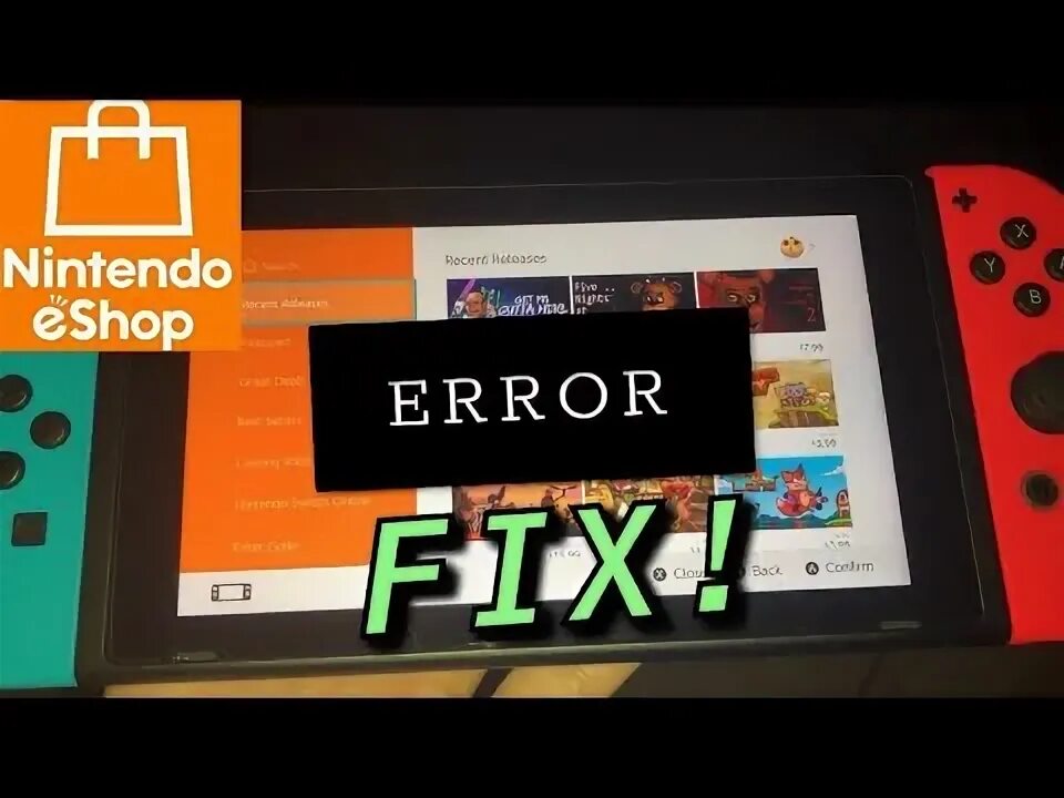 Support nintendo switch error
