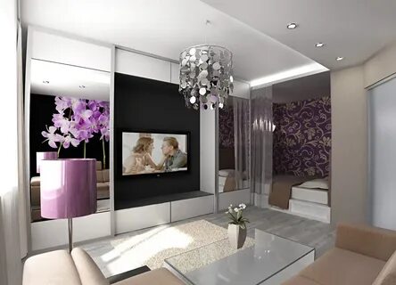 Гостиная спальня 20 м