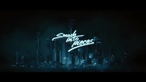 Smash into pieces broken parts