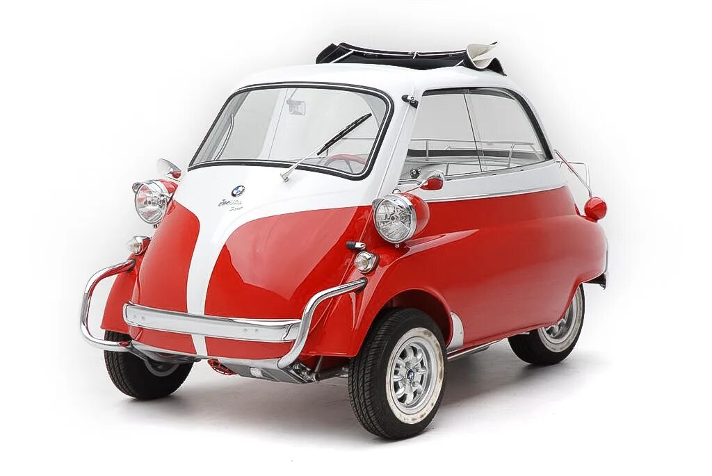 Трехколесный BMW Isetta. 1950-Е, BMW Isetta. BMW Isetta 1950. Исетта 300.