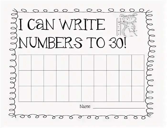 Write number 3. Write number 3