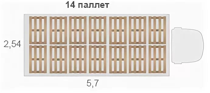 Цельнометаллический 3 паллет