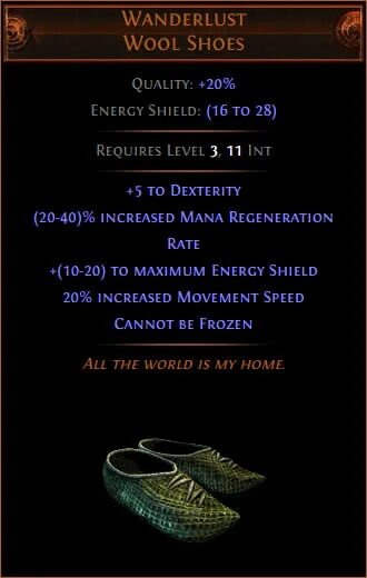 Редкие вещи POE. Path of Exile wanderlust Wool Shoes. POE топ редких предметов. Гадальные Path of Exile. Leveling uniques