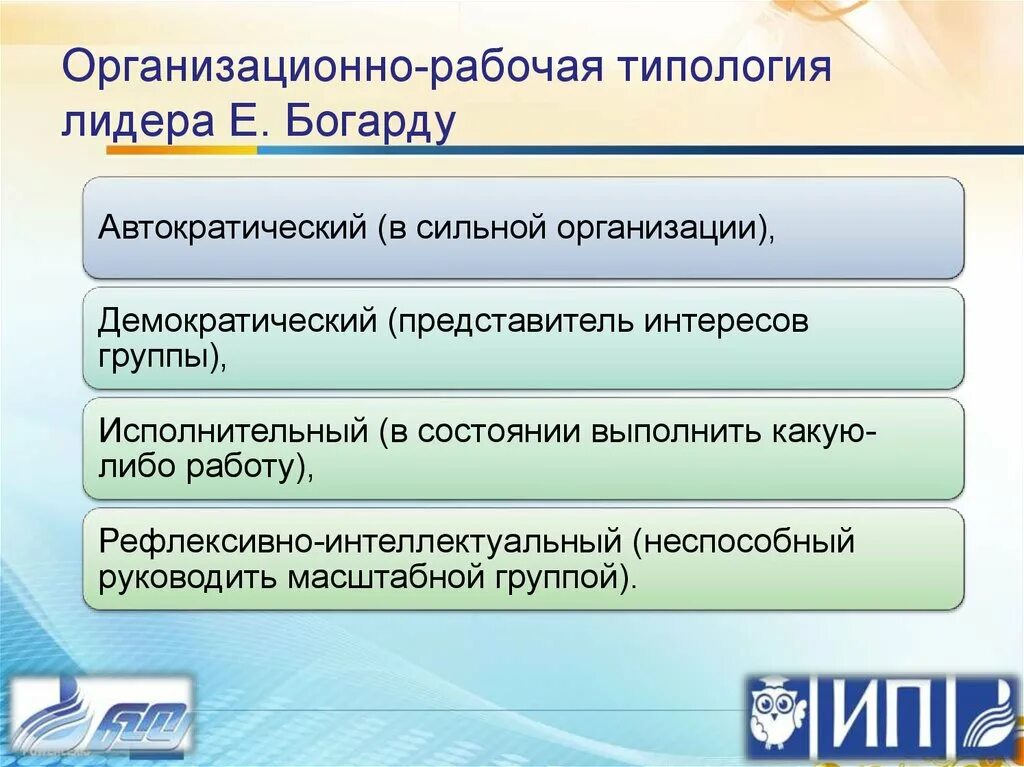 Типологии рабочего