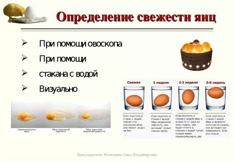 Почему яйцо пропадает