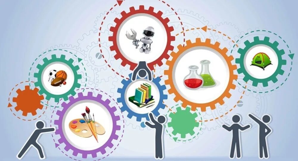 Получить дополнительное образование 2025. Дополнительное образование рисунок. доп образование картинки. система дополнительного образования картинки. инфографика.