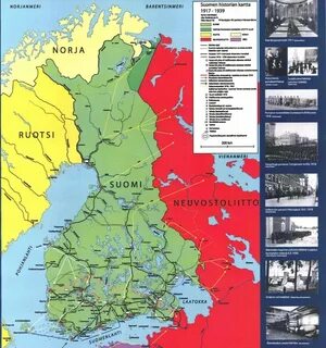 Финская карта 1939 года