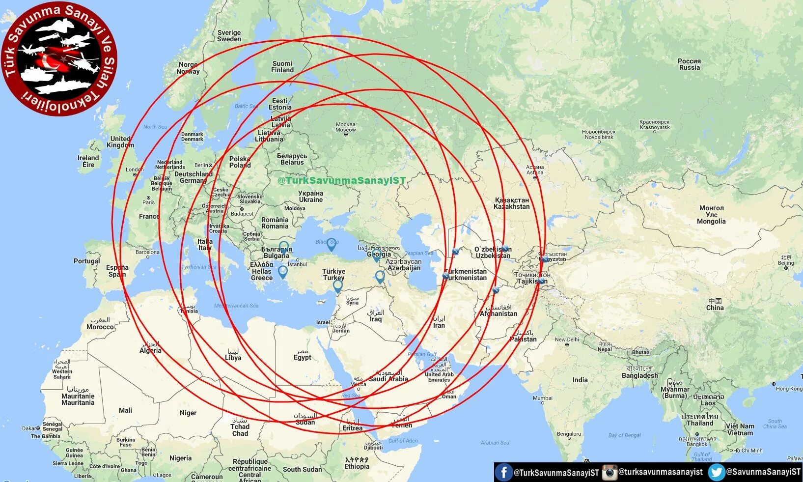 Карта поражения россии. Карта размещения ядерного оружия России. Размещение ракет США В Турции. Зона поражения баллистических ракет. Карта ядерных ракет.