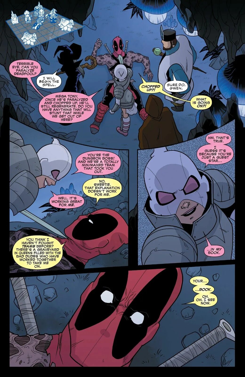 Дэдпул и гвенпул. Гвенпул и дэдпул. gwenpool комикс. дэдпул четвертая стена. гвен стейси является исключительно собственностью дэдпула комикс.