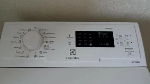 Машина electrolux отжим