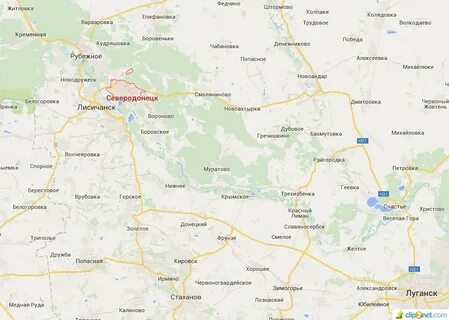 Белогоровка луганская на карте украины