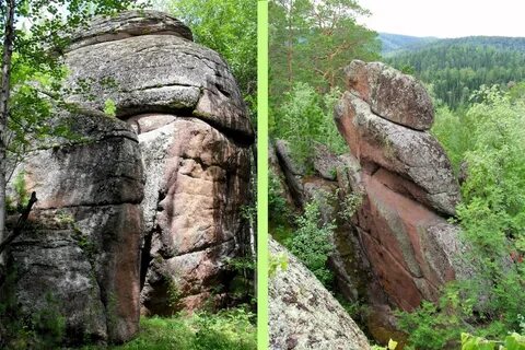 Районы столбов