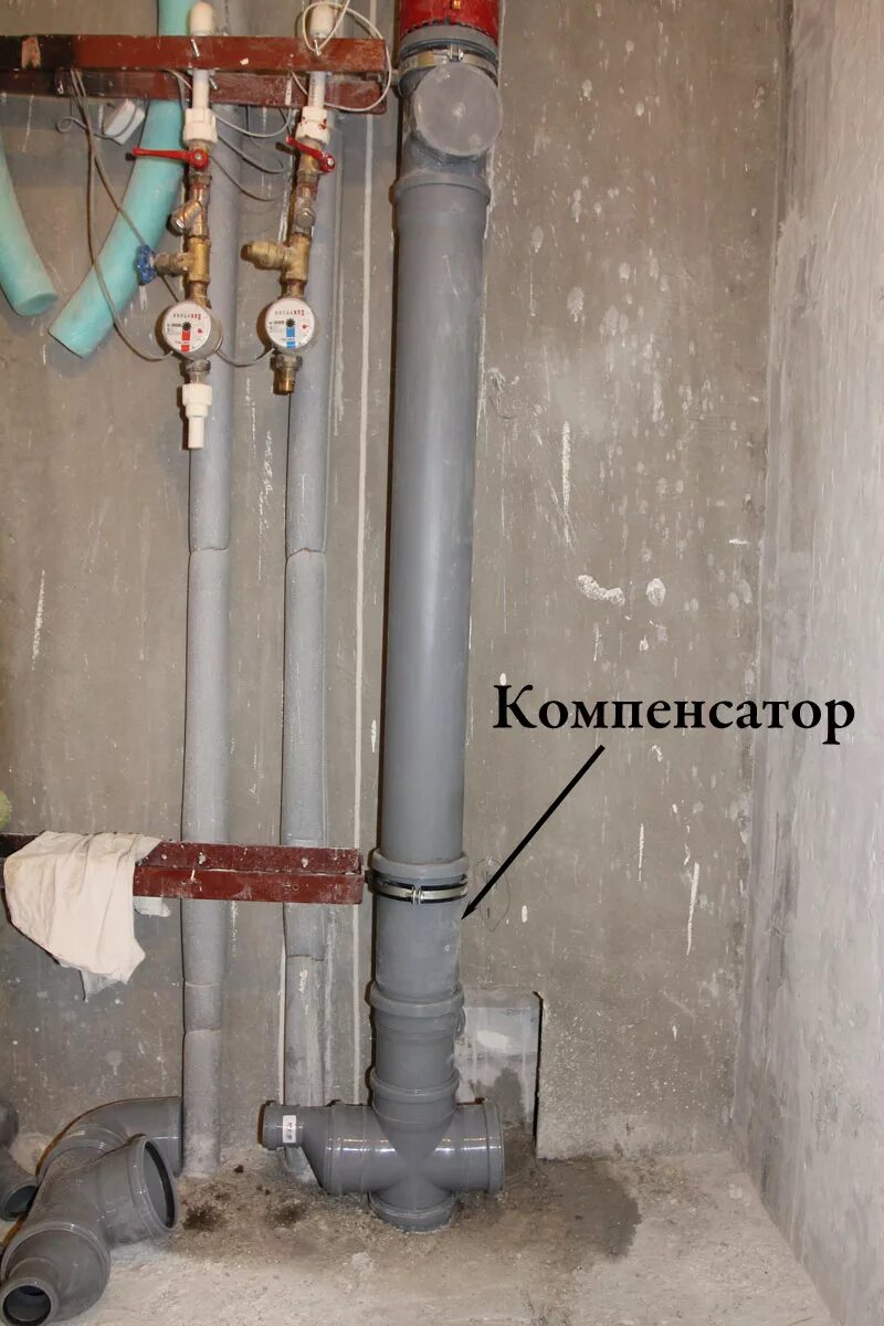 Стаяк. Система водоснабжения в квартире. Патрубок компенсационный 110 канализационная для чего нужен. Из под одеяла. Компенсатор канализационный 100.