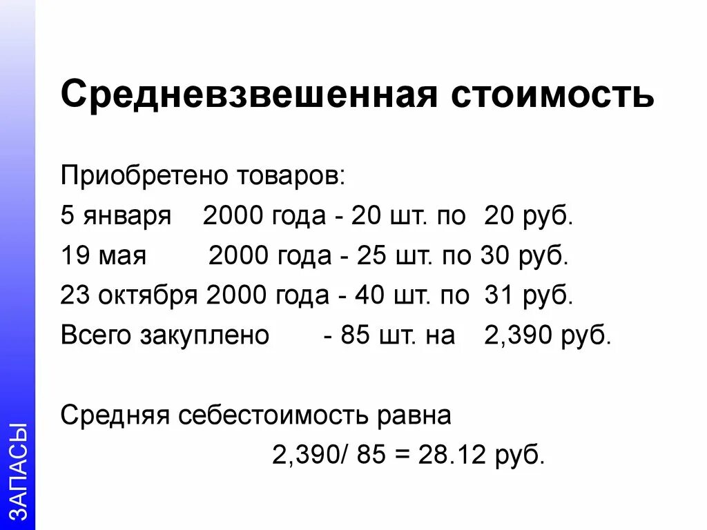 Стоимость единицы капитала. Средневзвешенная себестоимость. Метод средневзвешенной себестоимости. Метод оценки запасов по средневзвешенной. Метод по средневзвешенной стоимости.