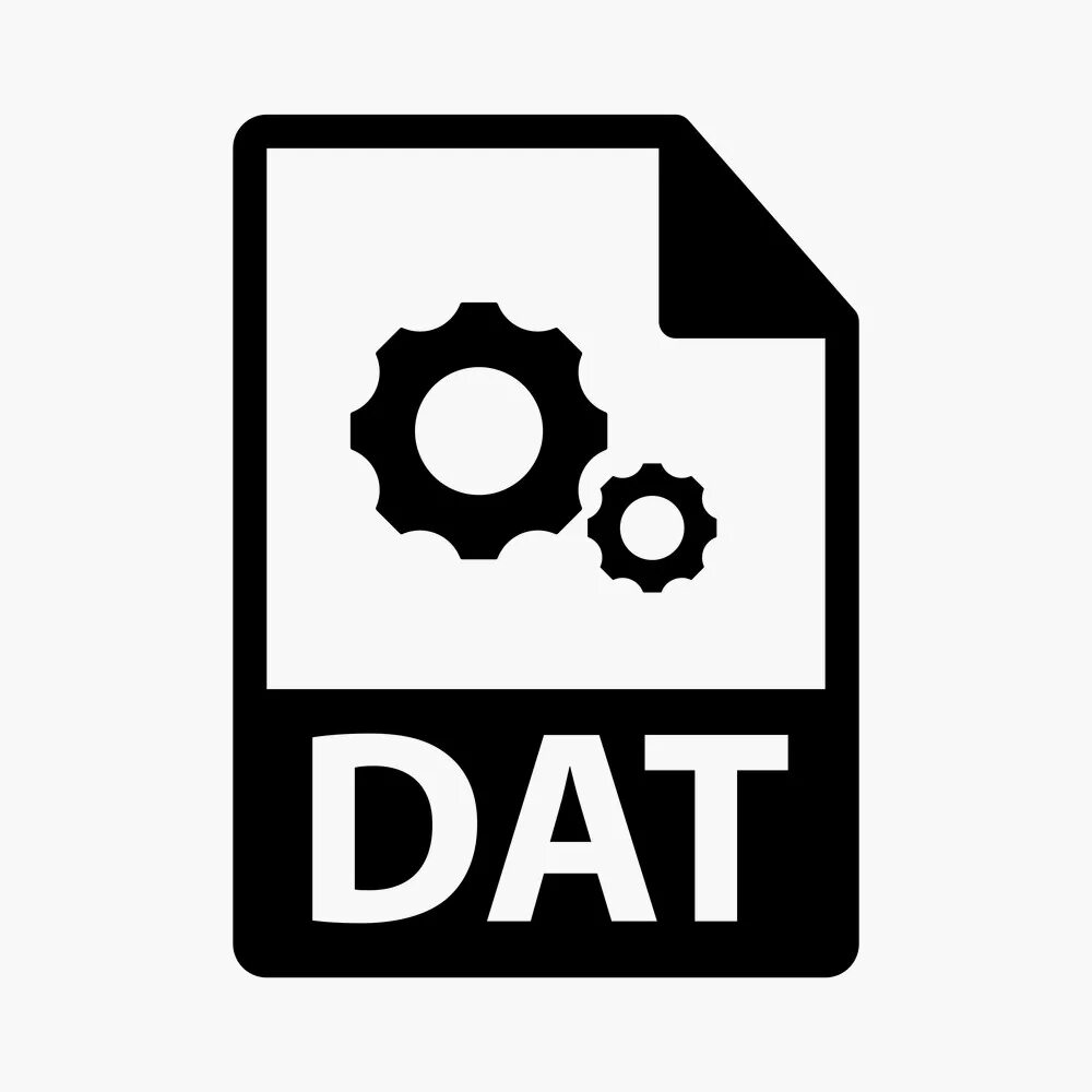 Формат dat. Dat. dat icon. dats.