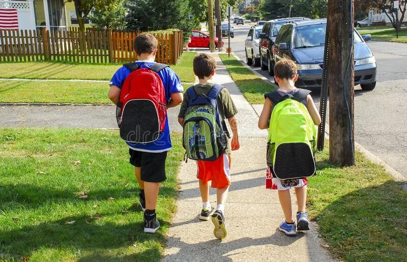 She not walk to school. She not walk to school. She not walk to school. Мальчик идет. Girl walking to school.